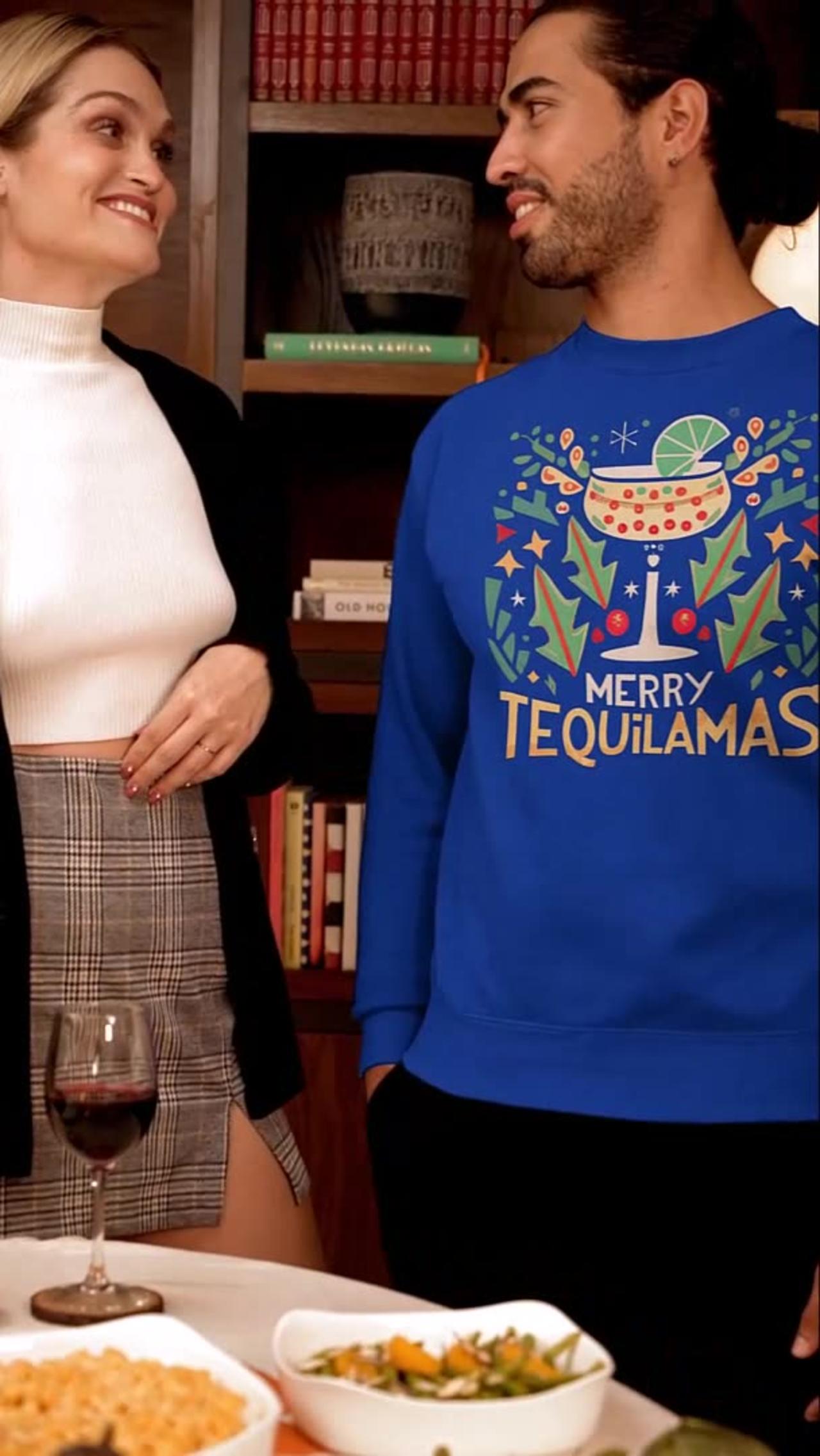 Festive Fun: Merry Tequilamas Sweatshirt!  #bebold #fashion #styleempowerment