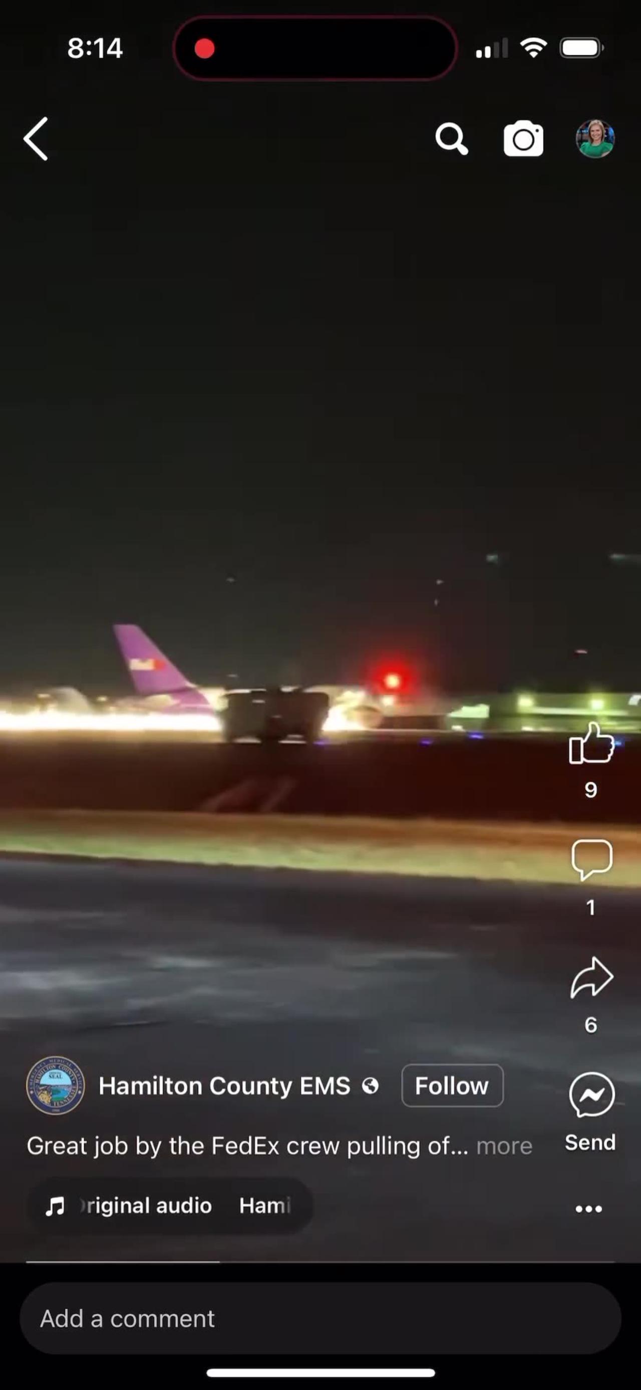 FedEx Boeing 757 with landing gear failure crash landed on runway in Chattanooga, Tennessee