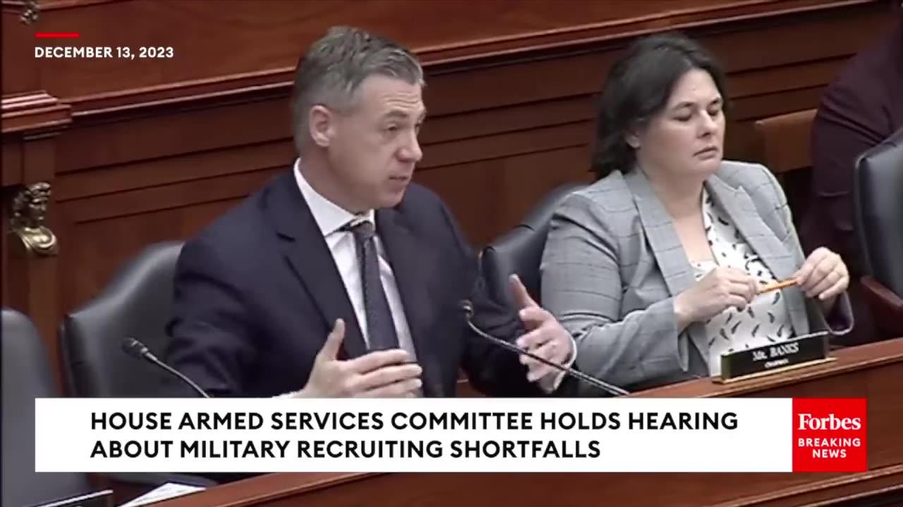 JUST IN- Jim Banks Grills Top Army Official About 'Woke' Military Policy Hampering Recruitment