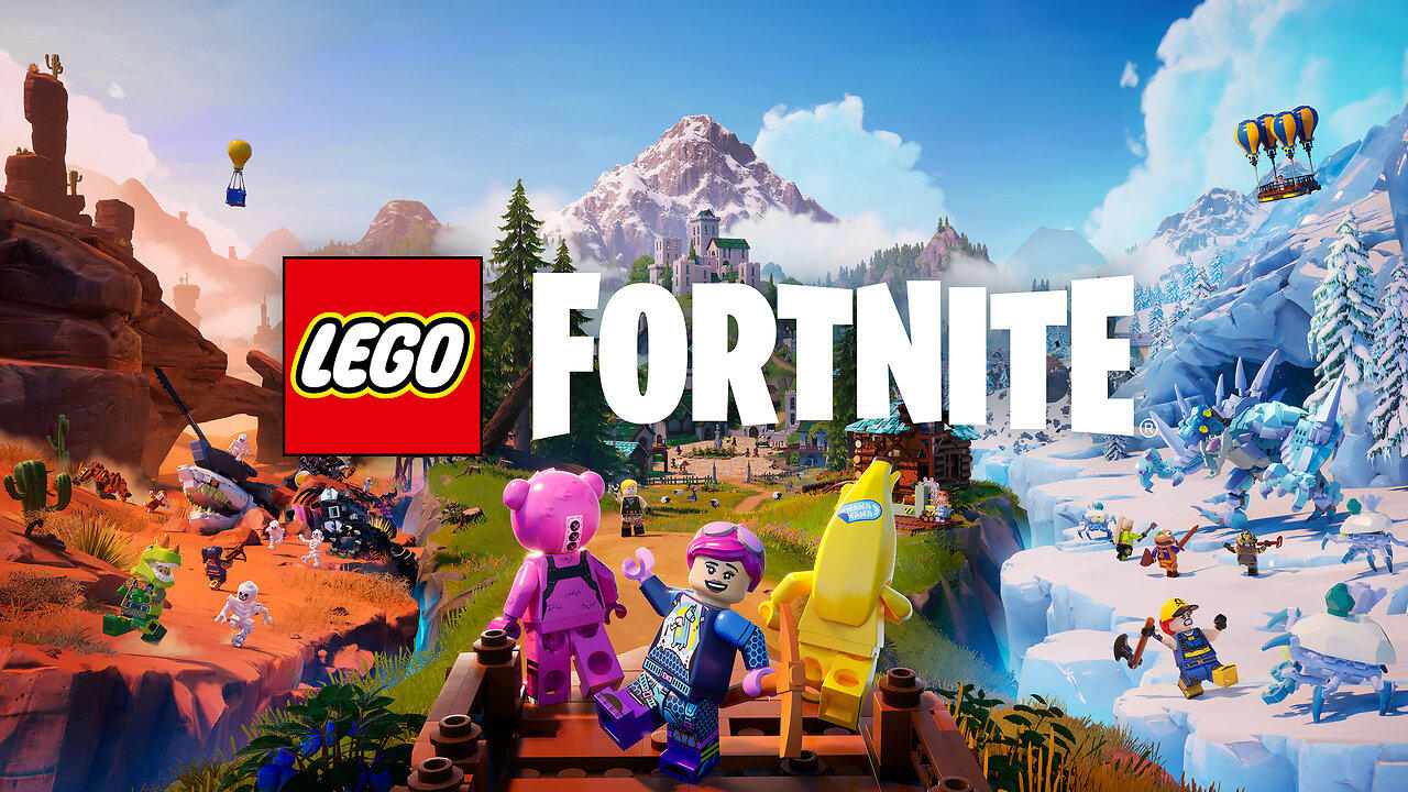MY FIRST TIME PLAYING LEGO FORTNITE