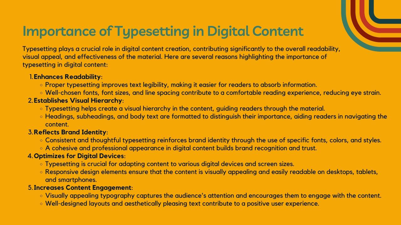 Digital Typesetting Services: Transforming Content with Precision