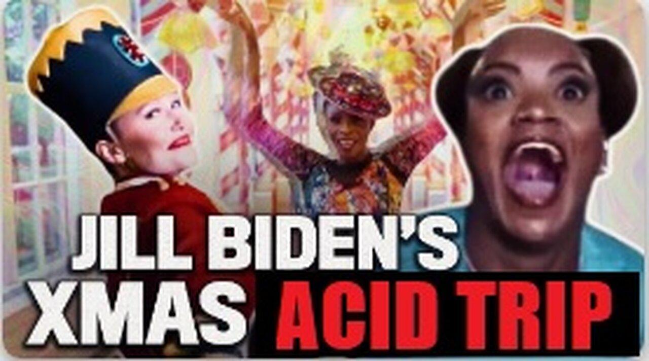 Jill Biden's X-Mas Acid Trip - Super Cringy White House Video - Your Tax Doll-Hairs @ Work!