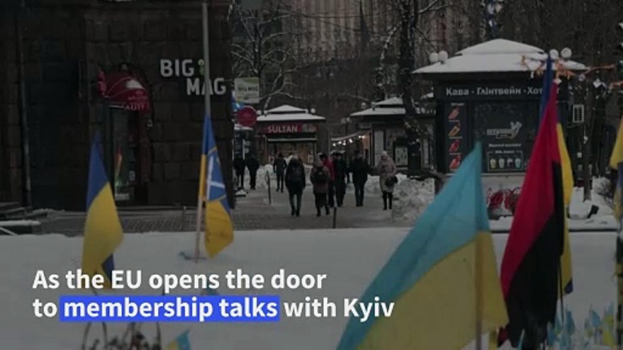 Ukrainians cautiously optimistic after EU agrees to membership talks