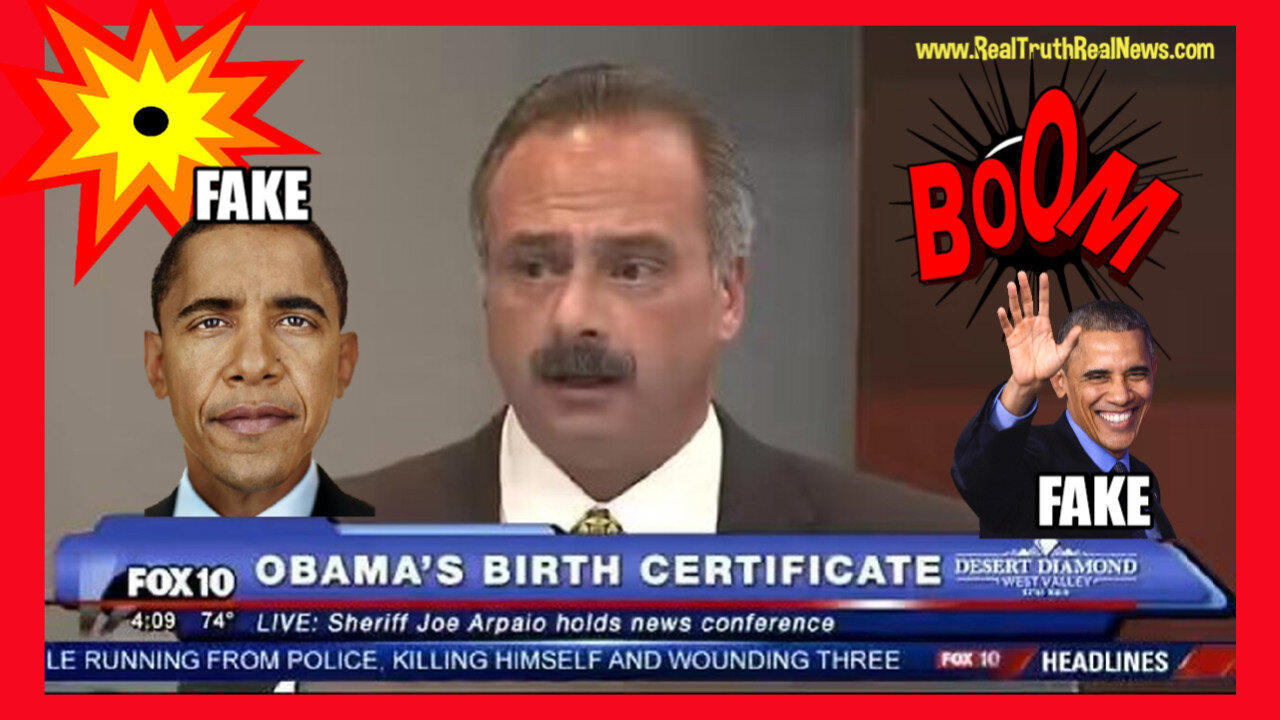 💥 Experts Confirm That Obama's Birth Certificate Has "9 Points of Forgery" and Is a FRAUD ... READ MORE  👇