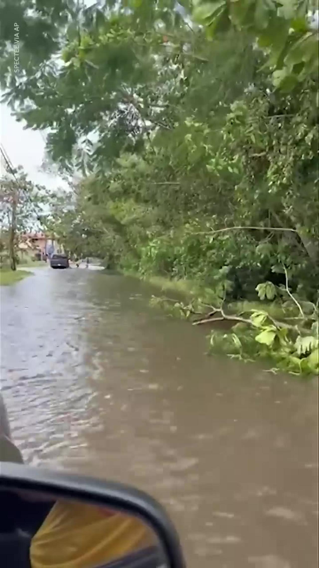 Hurricane Fiona devastates Puerto Rico, intensifies to Category 4 _ USA TODAY #Shorts