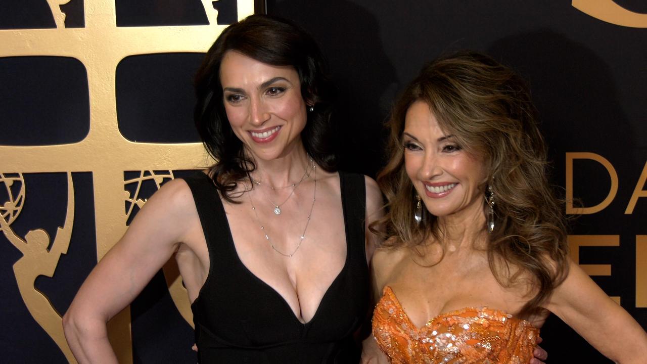 Eden Riegel and Susan Lucci 50th Annual Daytime Emmy Awards Red Carpet Fashion