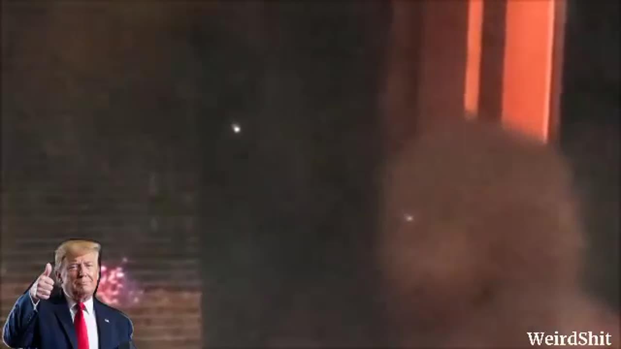 WITNESS FILMED A ROW OF UFOs ENTERING THE TRUMP TOWER