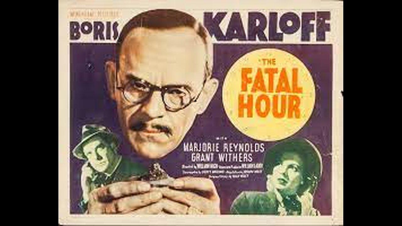 THE FATAL HOUR (1940)--colorized