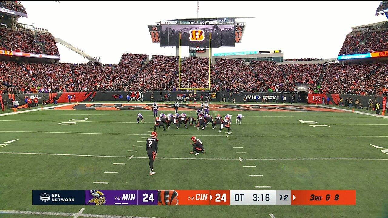 Can't-Miss Play: Game-winning FG! McPherson's 29-yard FG caps Bengals' WILD comeback win in OT
