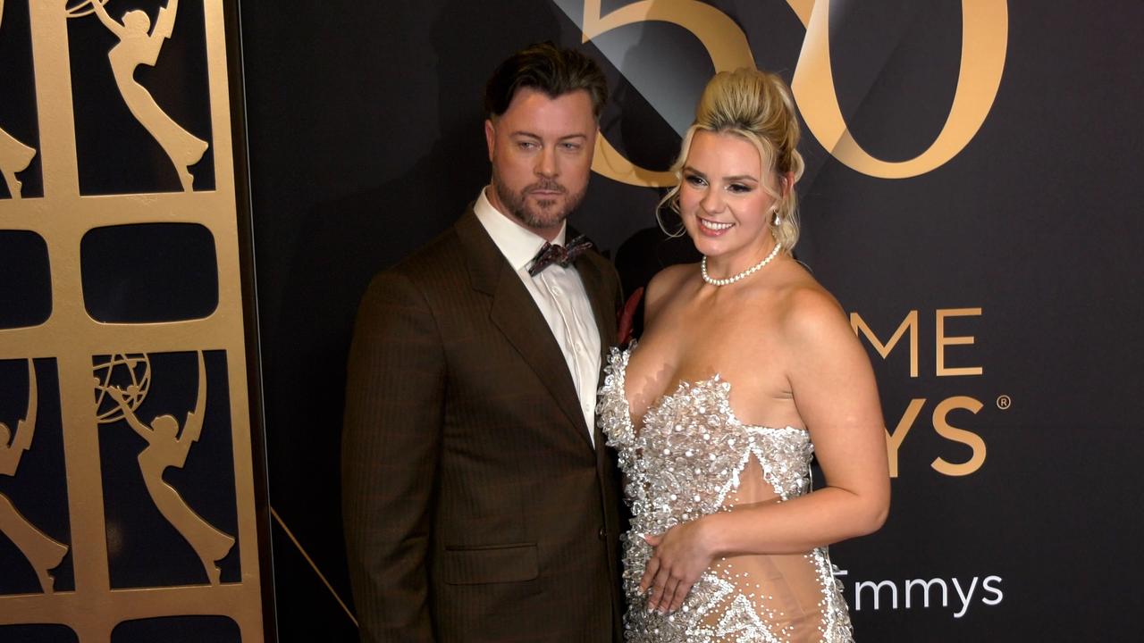 Daniel Feuerriegel and SYKE 50th Annual Daytime Emmy Awards Red Carpet Fashion