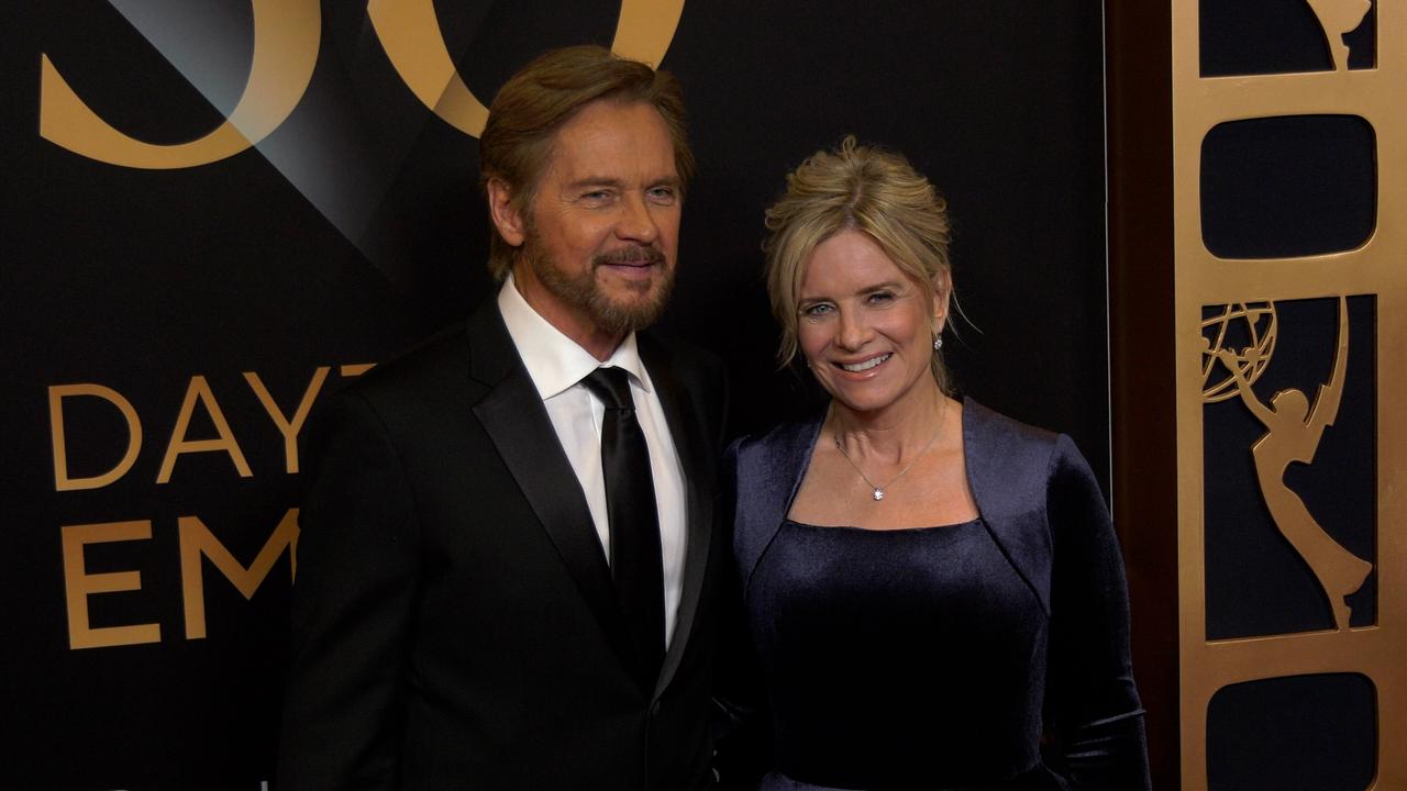 Stephen Nichols and Mary Beth Evans 50th Annual Daytime Emmy Awards Red Carpet Fashion