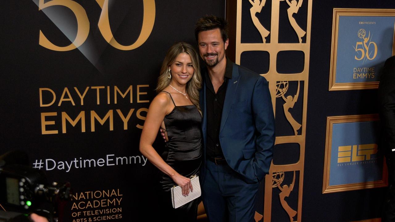 Brytnee Atkinson and Matthew Atkinson 50th Annual Daytime Emmy Awards Red Carpet Fashion