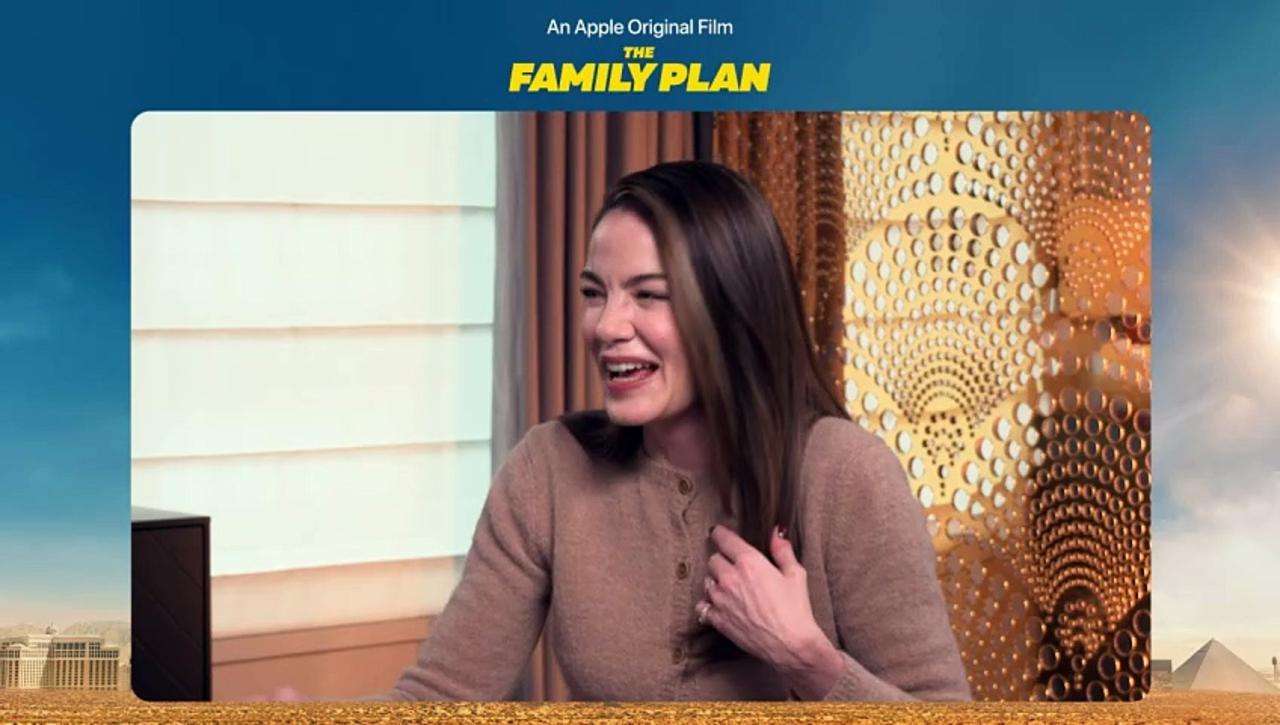Mark Wahlberg & Michelle Monaghan on The Family Plan