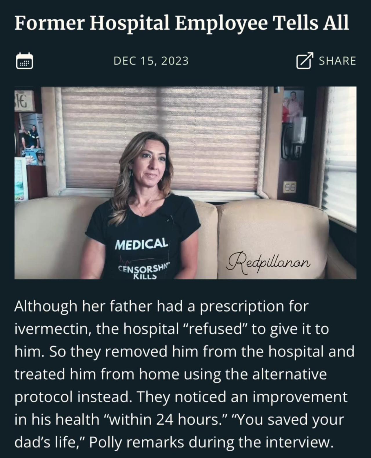 Hospital employee tells all | A Reckoning Is Coming | #TheyLied & People Died