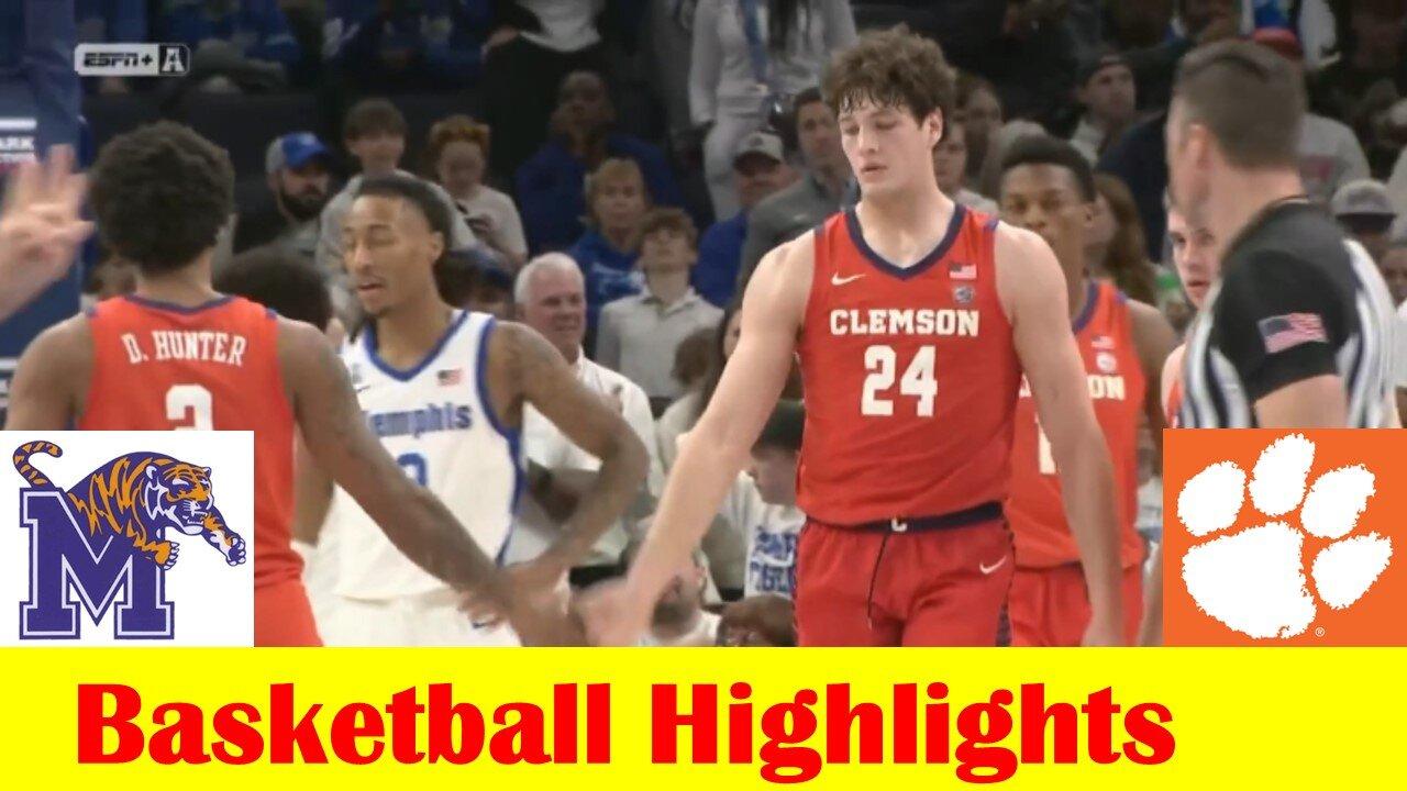 13 Clemson Vs Memphis Basketball Game One News Page Video 1250