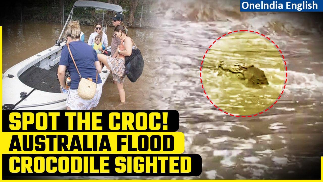 Cyclone Jasper: Crocodile Sighted in Floods of Northeast Australia | Oneindia News