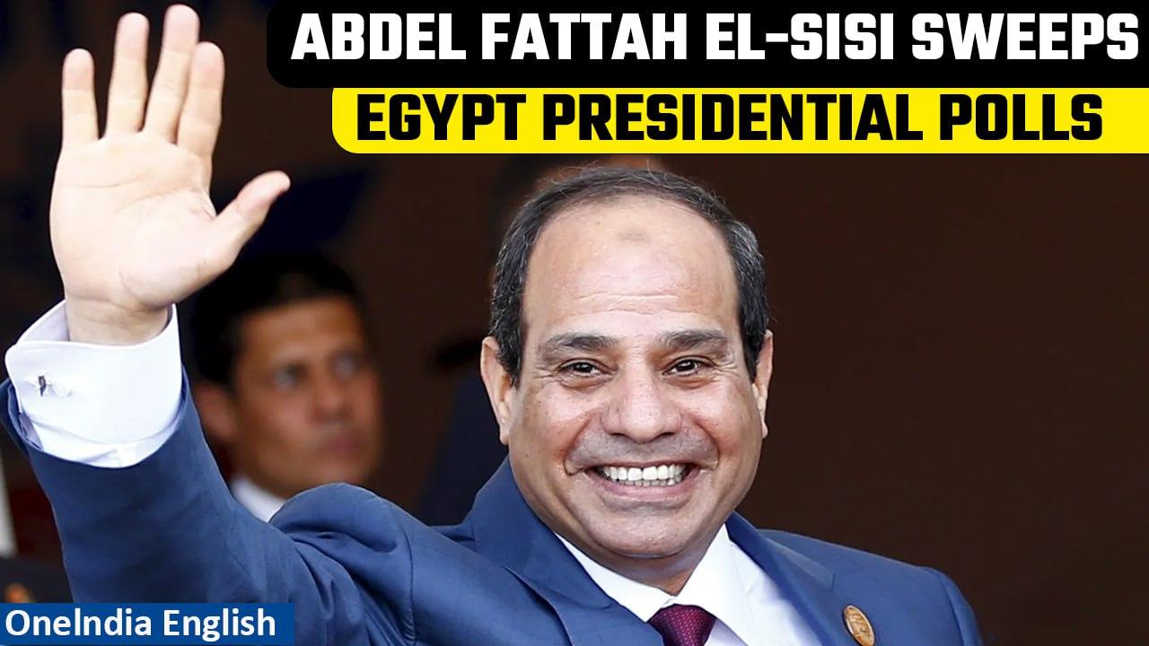 Egypt President Abdel Fattah el-Sisi secures third term in landslide victory | Oneindia News