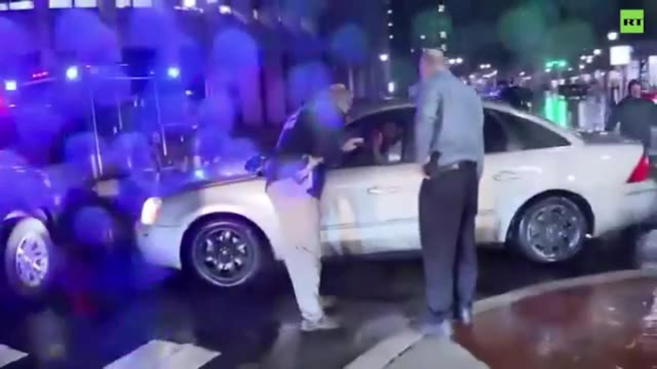 Car crashes into Biden motorcade SUV