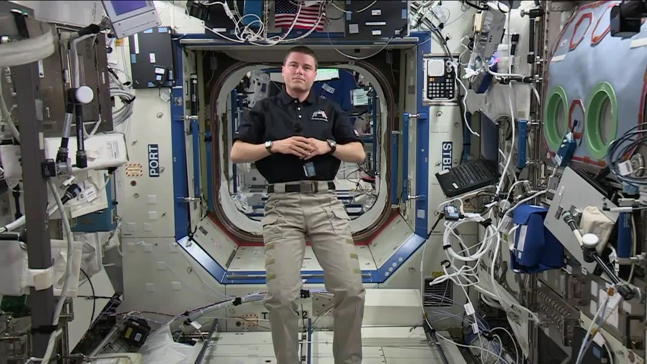 Space Station Crew Member Discusses His Mission and Upcoming Homecoming