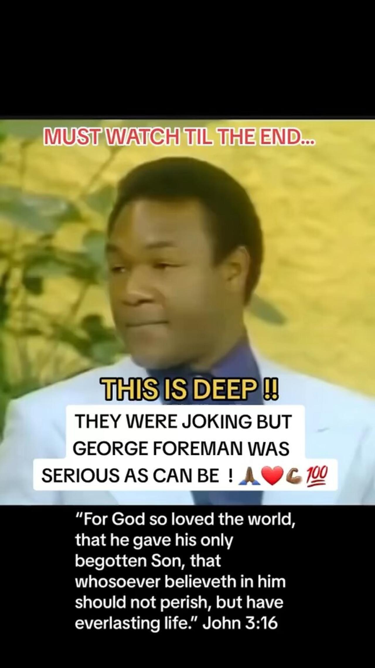 George Foreman’s testimony