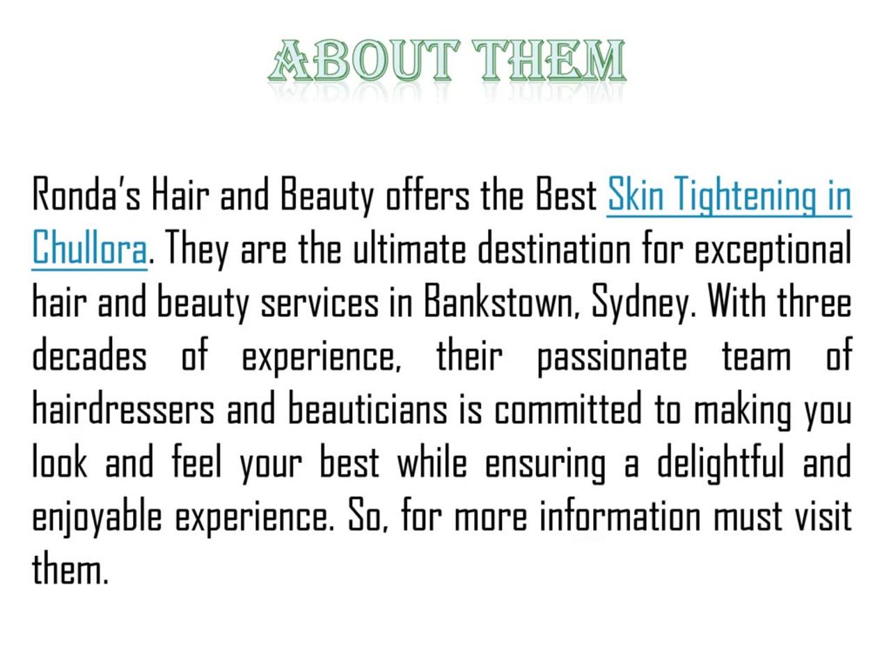 Want to get the Best Beauty Salon in Chullora One News Page VIDEO