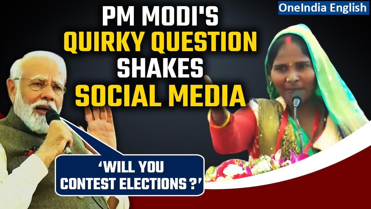 PM Modi Stuns Everyone at Viksit Bharat Sankalp Yatra | Asks Woman to Contest Elections | Oneindia