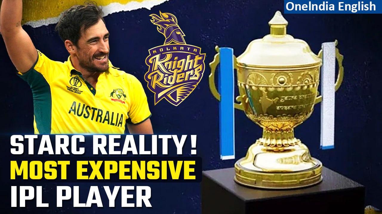 IPL 2024 Auction: Mitchell Starc Surpasses Cummins as Most Expensive Player| Oneindia
