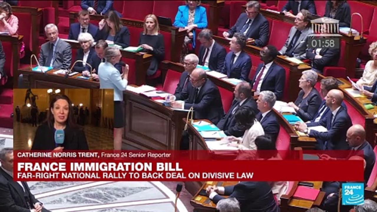 French lawmakers strike tentative deal on controversial immigration bill