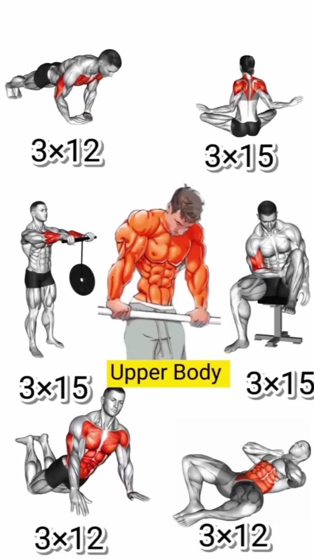 Upper body workout for home