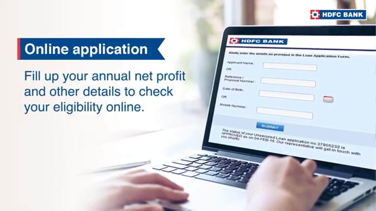 Unlocking Financial Growth: Mastering the Art of Business Loan Applications | HDFC Bank