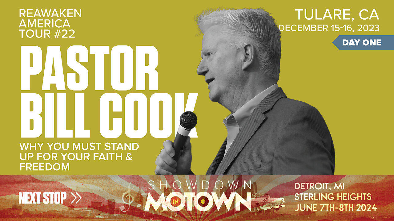 ReAwaken America Tour | Pastor Bill Cook | Why You Must Stand Up for Your Faith & Freedom