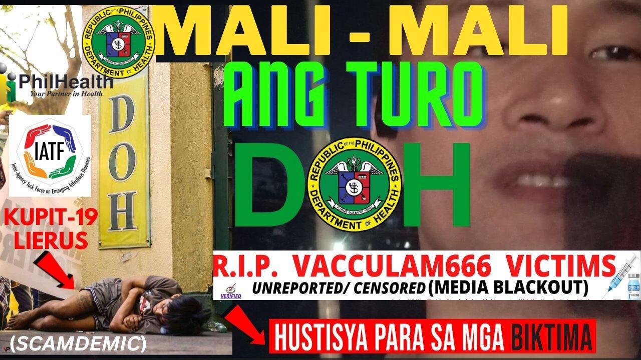 DOH MALI MALI ANG TURO (nakaka-pahamak na aral) Featuring IATF, PHILHEALTH, OCTA Research &  M.MEDIA