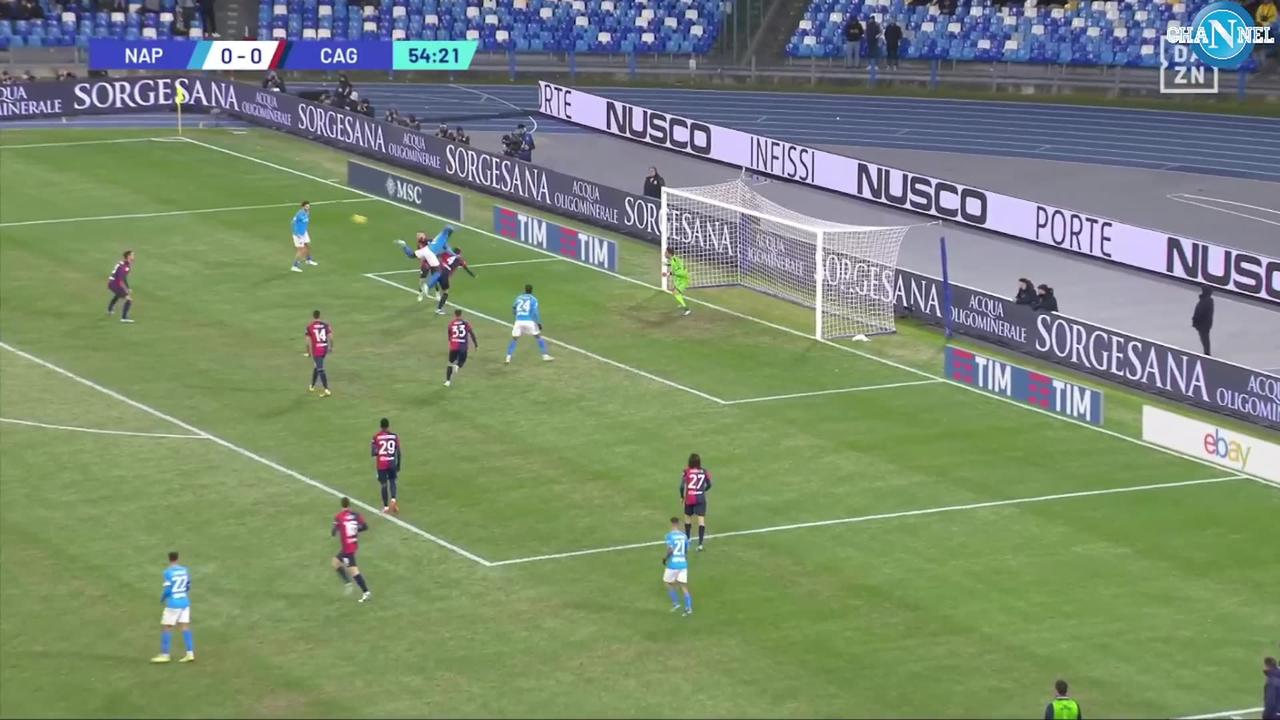Napoli-Cagliari 2-1 Ampia sintesi Canale Partenopeo