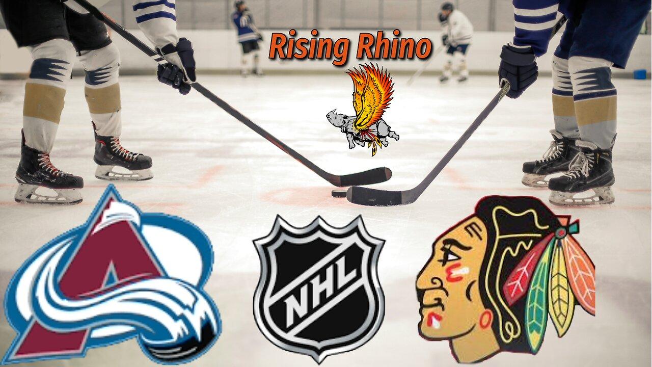 Colorado Avalanche vs Chicago Blackhawks Watch Party and Play by Play