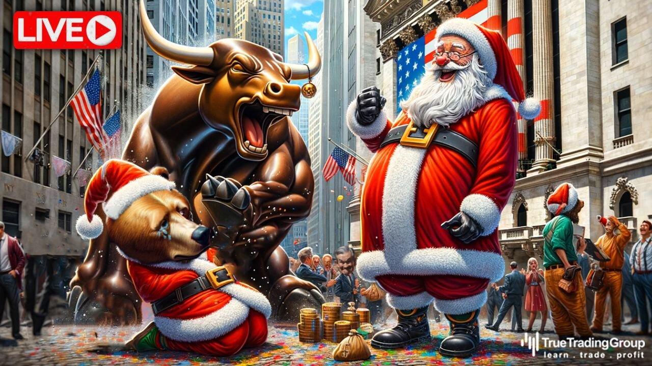 The Stock Market Just Left Milk & Cookies for Santa BUT Will The Grinch Steal Them? Find Out LIVE!