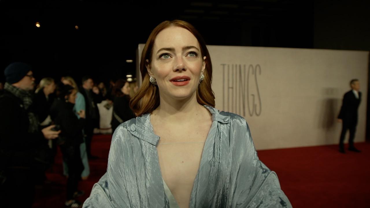 Poor Things UK Gala Screening Emma Stone Interview