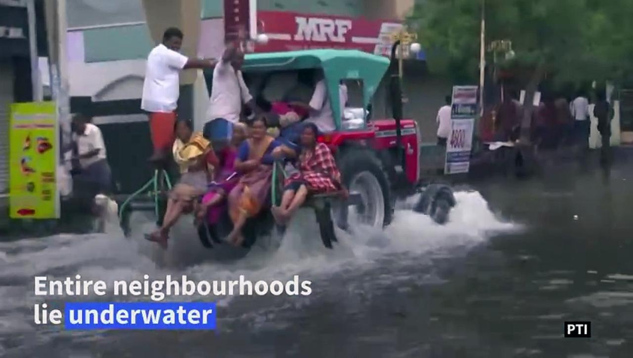 Heavy rains cause deadly flooding in southern India