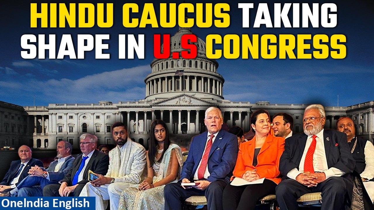 Hindu Caucus announced by U.S Congress Reps: All for empowering Hindu-Americans | Oneindia News