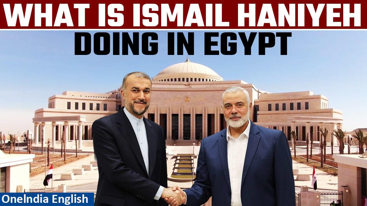 Israel-Gaza War: Hamas leader Ismail Haniyeh visits Egypt amid talks on new ceasefire | Oneindia