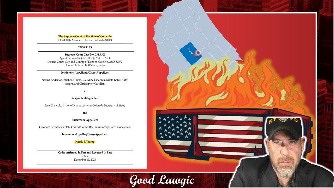 BREAKING Colorado BARS Trump From Presidential One News Page VIDEO