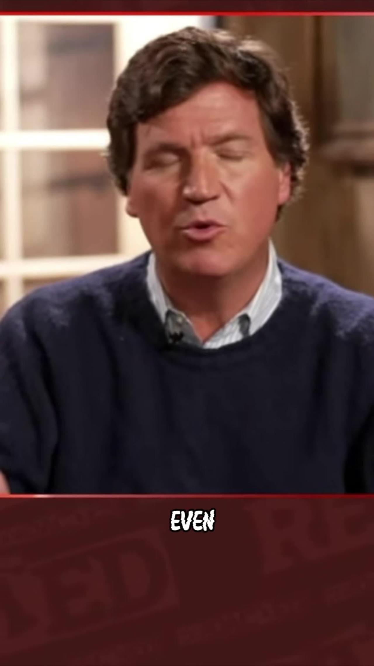 Tucker Carlson says the only story he can't cover is UFO's since it is just too dark.
