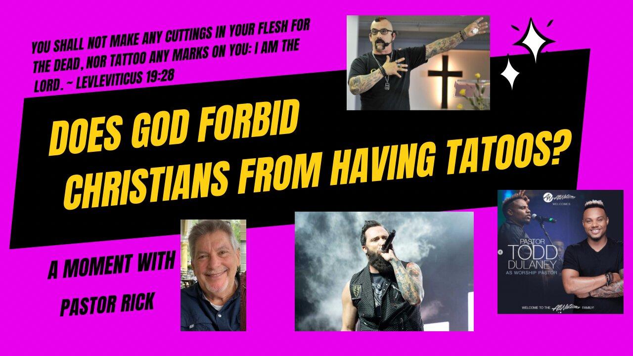 IS IT A SIN TO GET A TATTOO One News Page VIDEO