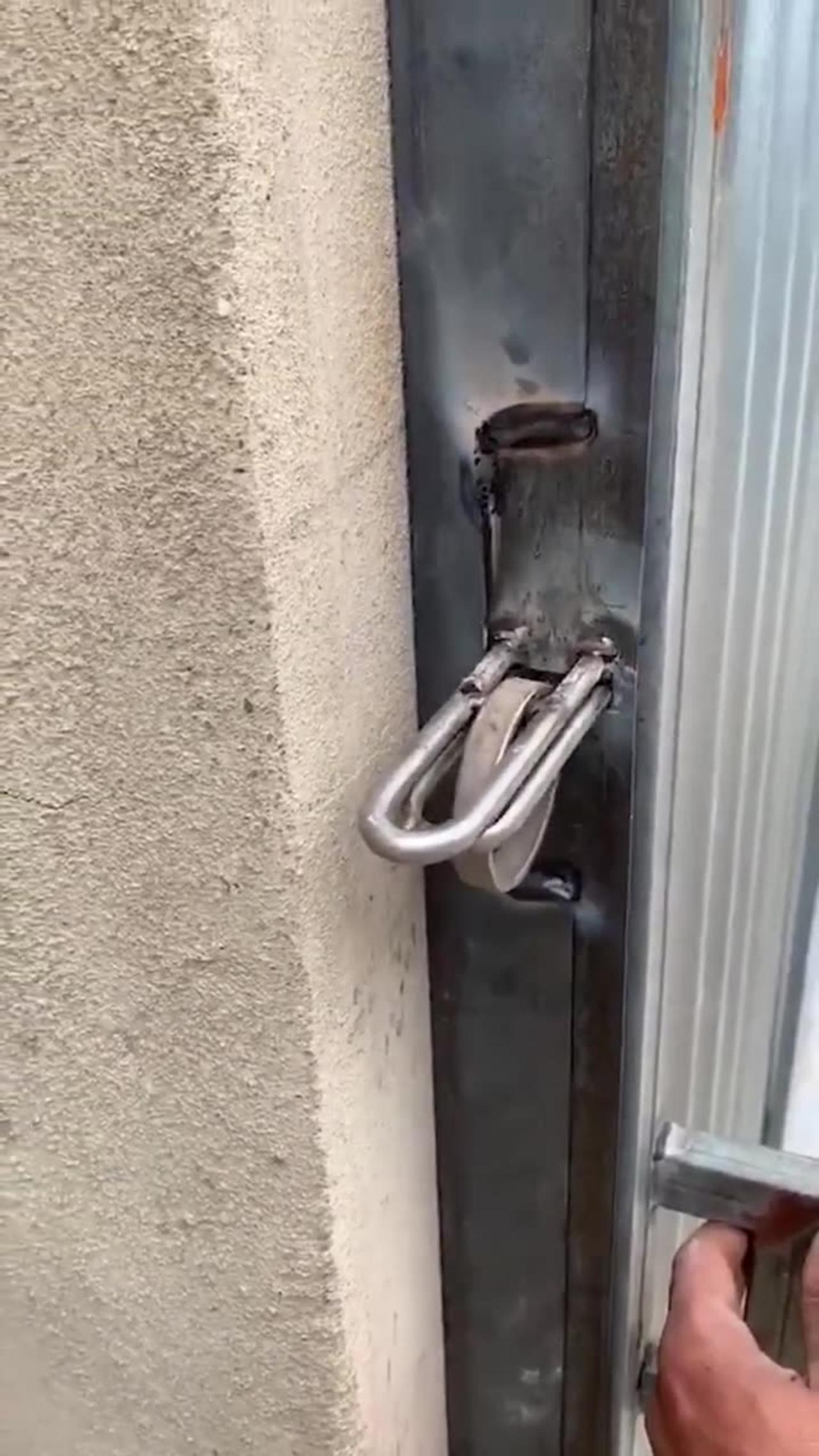 Smart door lock life hack
