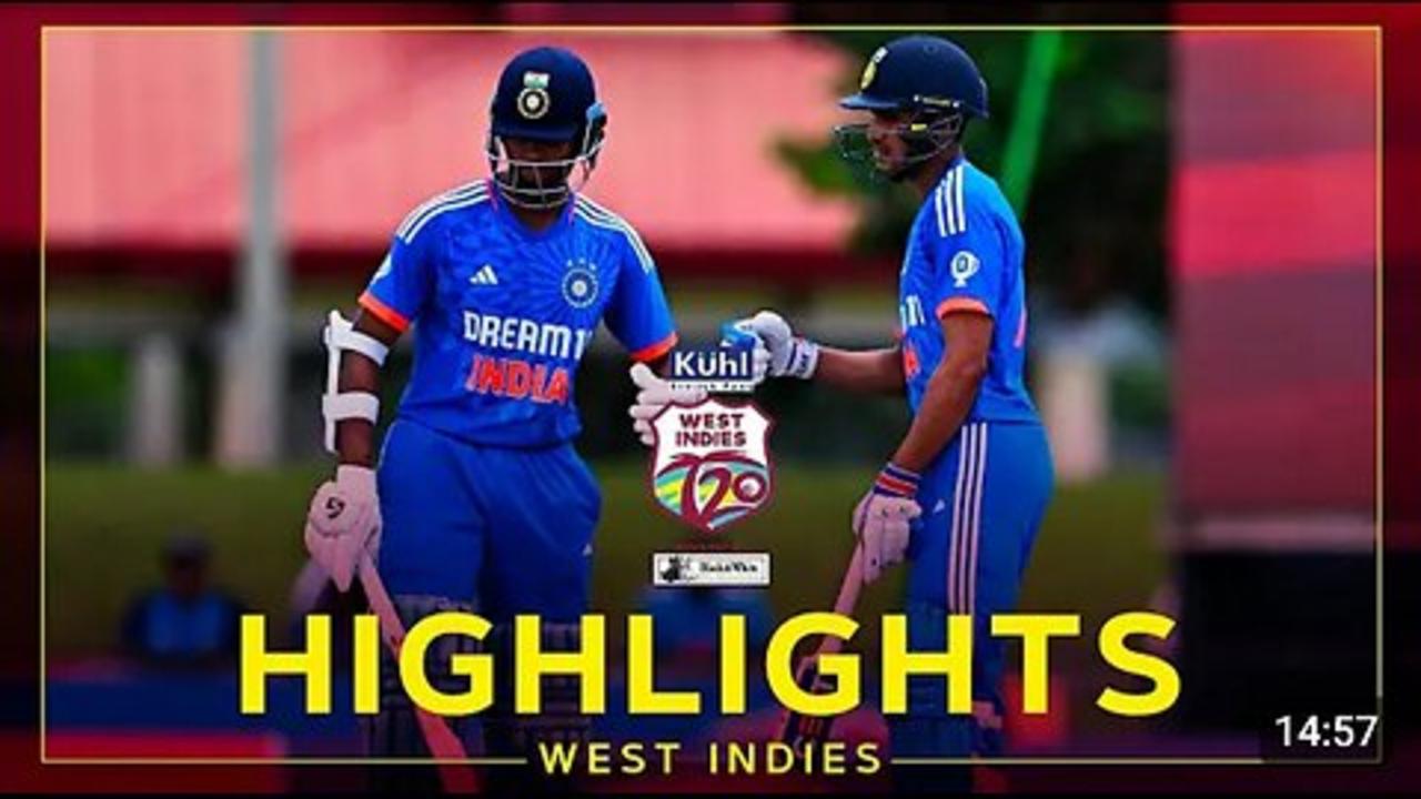 Highlights _ West Indies v India _ Jaiswal & Gill Star _ 4th Kuhl Stylish Fans T20I
