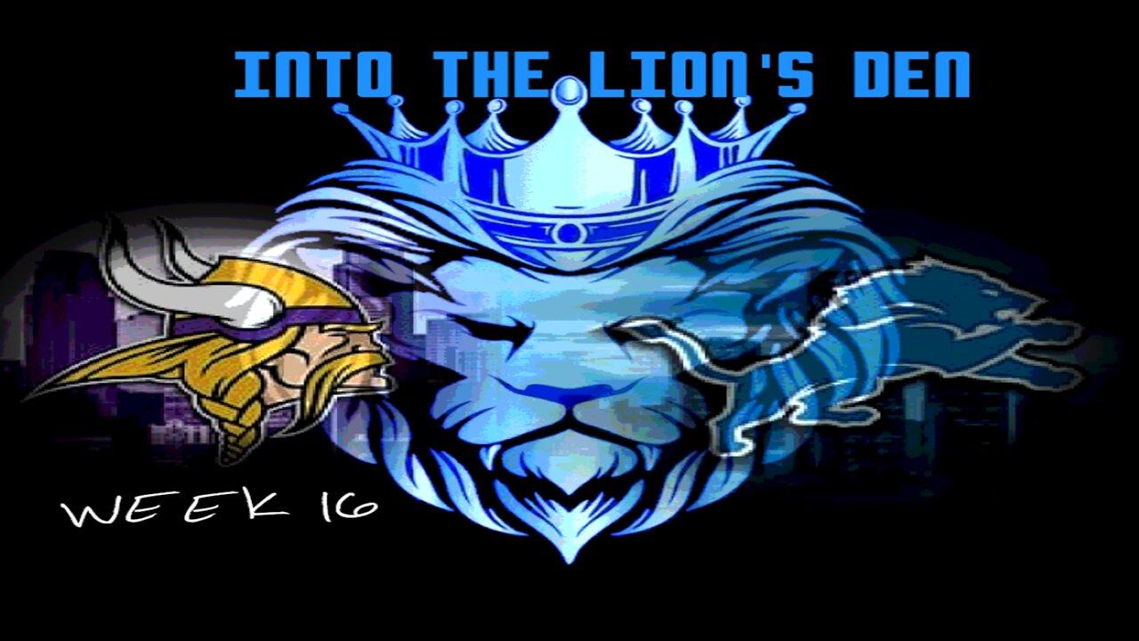 NFL Week 16: Into the Lion's Den