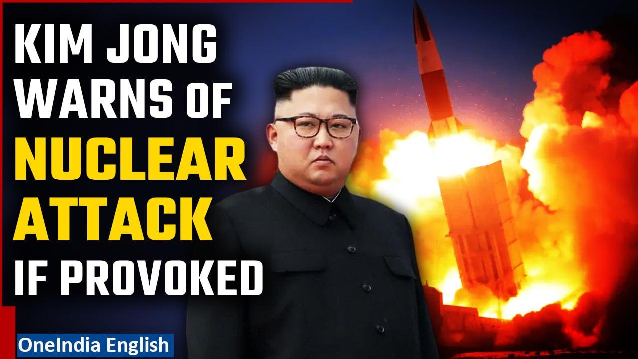 North  Korea's Kim Jong Un warns of 'nuclear attack' if provoked with nukes | Oneindia News