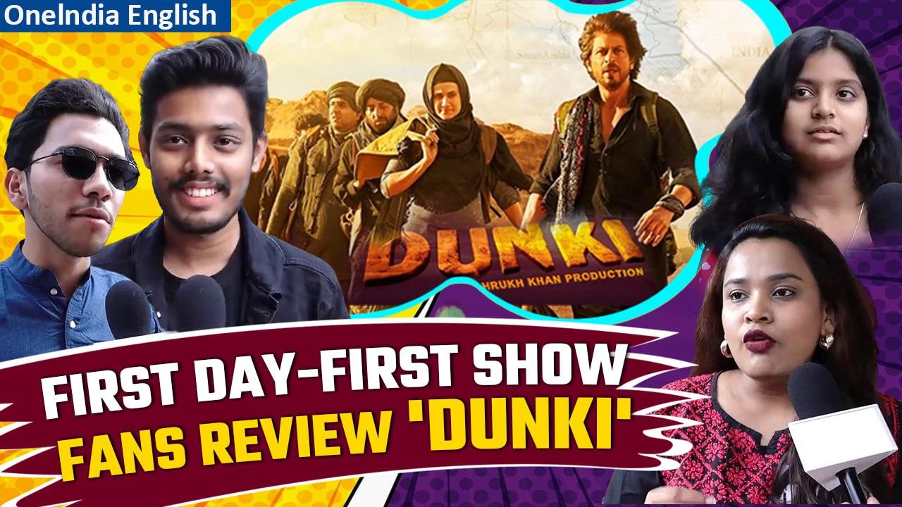 'Dunki' Review: Shah Rukh Khan's Fans Share First Day-First Show Reactions!  Oneindia News