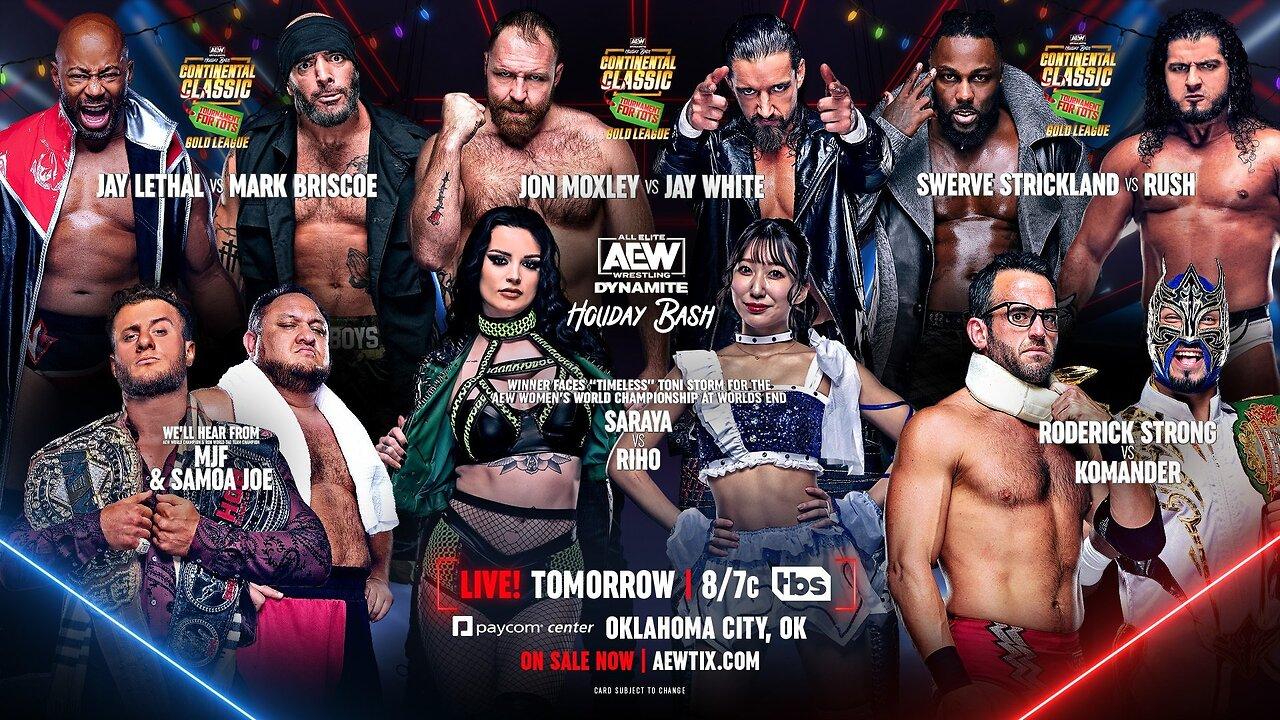 AEW Dynamite Holiday Bash Dec 20th Watch Party/Review (with Guests)