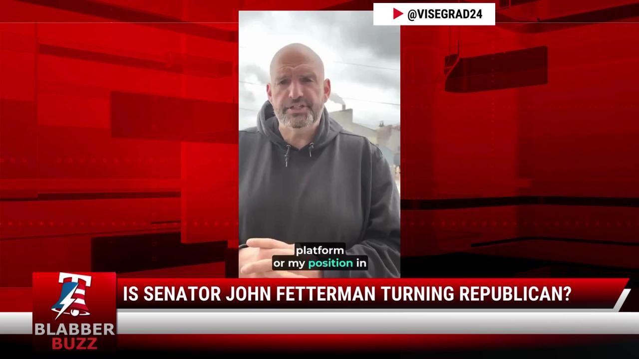 Is Senator John Fetterman Turning Republican?