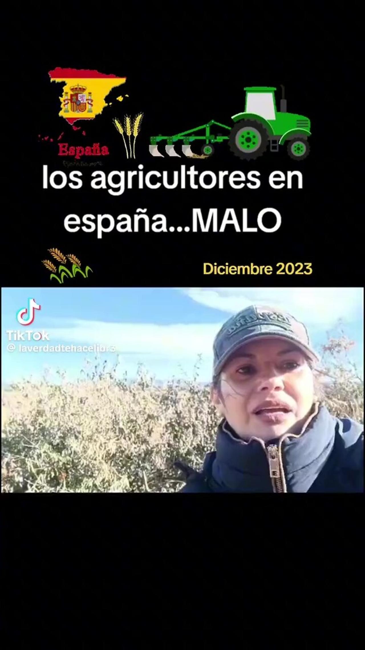 Agricultora desesperada. España (2023)